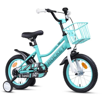 Велосипед двухколёсный 14 Rocket Basic 14.BASIC.TQ.25 бирюзовый 01